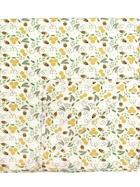 Emerson and Friends Happy Honey Bees Luxury Bamboo Blanket - 40”x40”